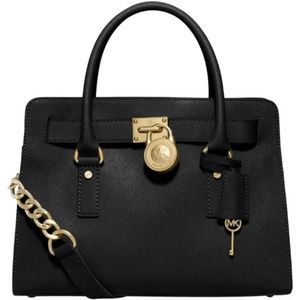 Michael Kors Hamilton East West Leather Satchel